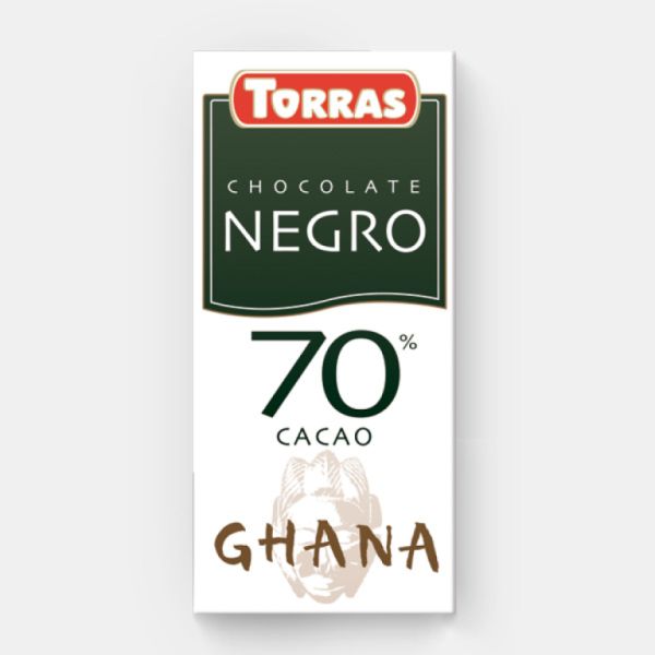 Chocolate Amargo 70% Cacau 125 g - TORRAS