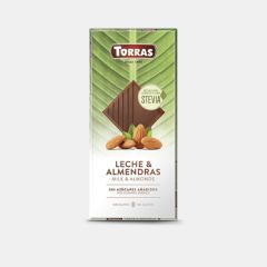 Comprar TORRAS Stevia Chocolate ao Leite e Amêndoas 125 g De De 3,21€