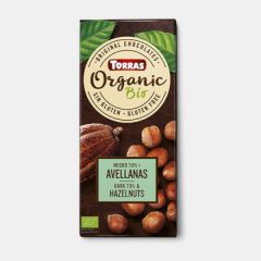 Comprar TORRAS Chocolate Negro 70% Cacau com Avelãs 100 g De De 3,13€