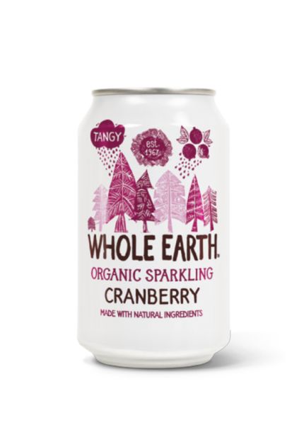 Organic Blueberry Soft Drink 330 ml - WHOLE EART