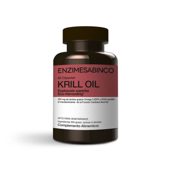 Huile de Krill 500 mg 60 Gélules - ENZIMESABINCO