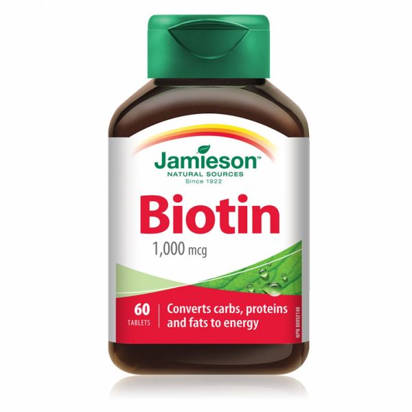 Biotin 60 tabletas - JAMIESON