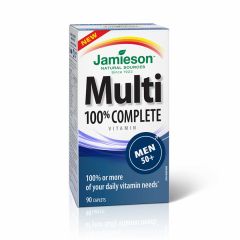 Comprar JAMIESON Multi 100% Completo Para Homens 90 comprimidos Por 23,00€