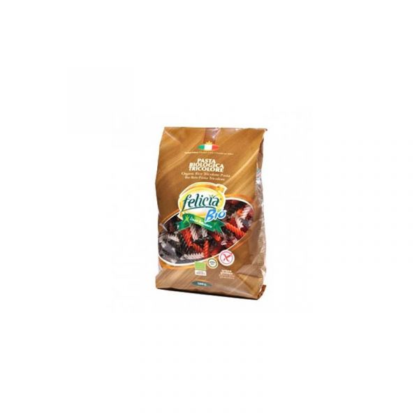 Fusilli Espiral Tricolor Bio Sense gluten 500 g