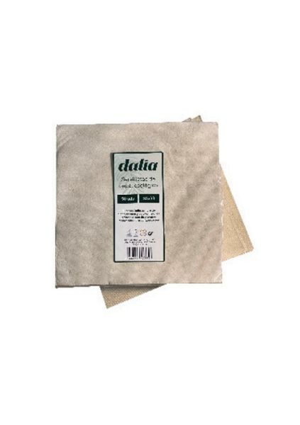 Unbleached Napkins BIO  Pack 50 - DALIA