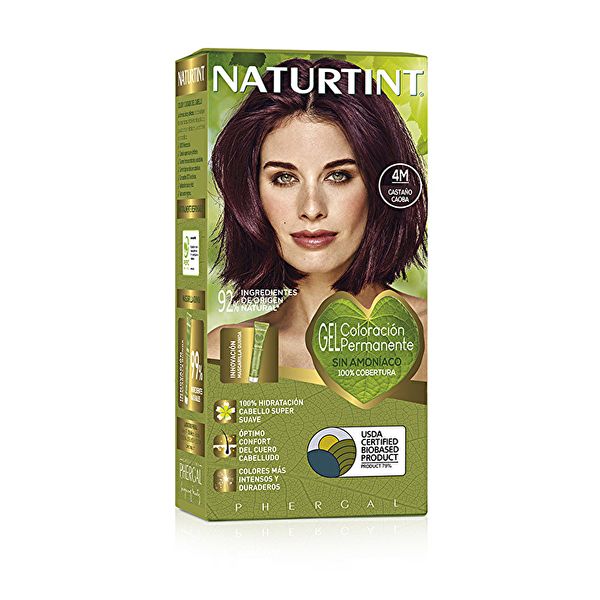 Naturtint Naturally better 4M  Castaño Caoba. Sin amoníaco