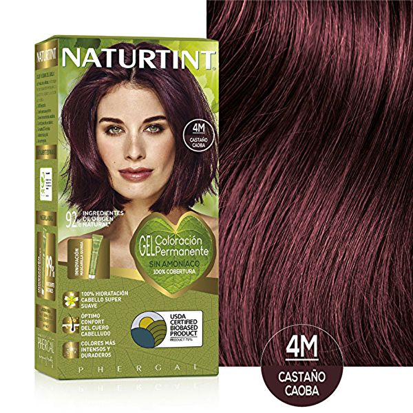 Naturtint Naturally better 4M  Castaño Caoba. Sin amoníaco Img 6