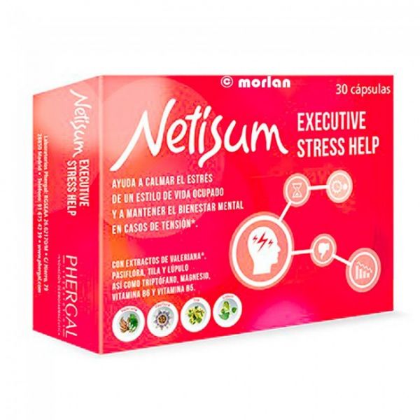 NETISUM EXECUTIVE STRESS AIDE 30 CAPS - NETISUM