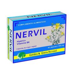 Comprar GOLDEN GREEN NATURAL Nervil 60 cápsulas Por 18,70€