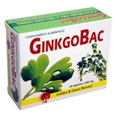 Comprar GOLDEN Ginkgobac 60 cápsulas Por 19,25€