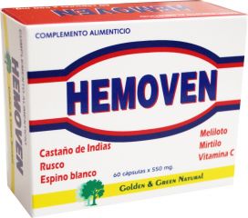 Comprar GOLDEN Hemoven 60 cápsulas Por 22,00€