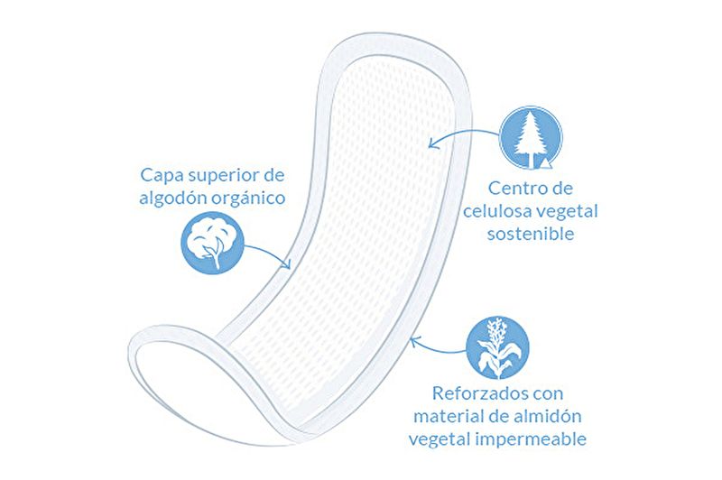 Maxi Pads Réguliers Sans Ailes 14 Unités Img 2