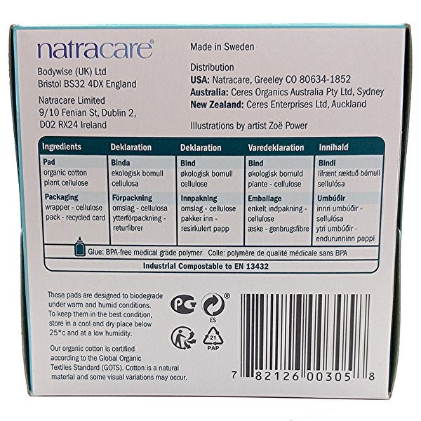 Ultra Regular Pads With Wings 14 Units - NATRACARE Img 6