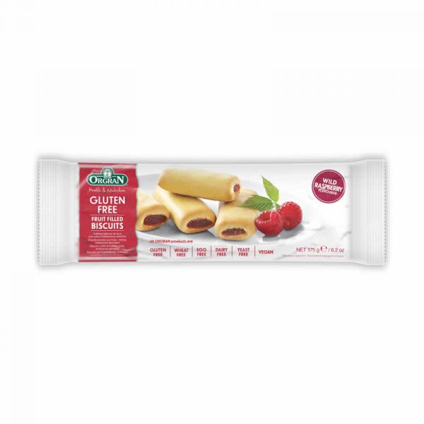 BISCOTTI AI LAMPONI SELVATICI 175 gr - ORGRAN