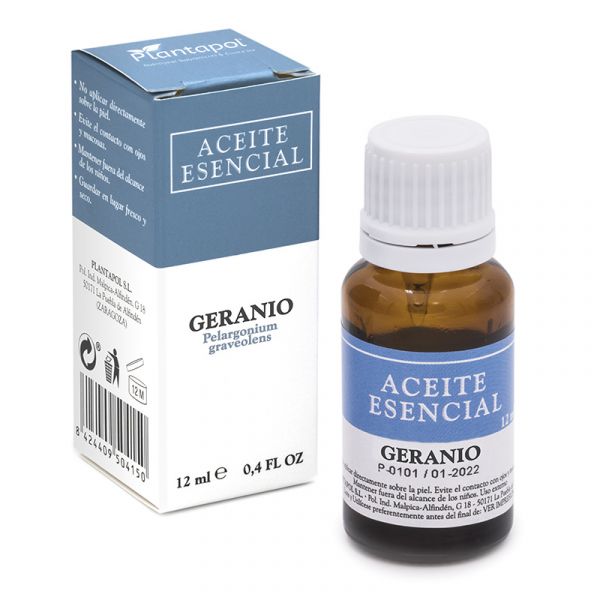 GERANIUM ESSENTIËLE OLIE 12 ml - PLANTAPOL