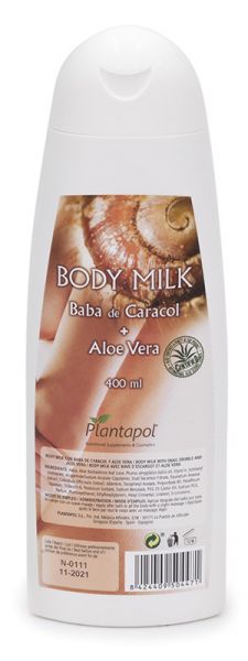 BODY MILK BABA CARACOL + ALOE VERA 400 ml