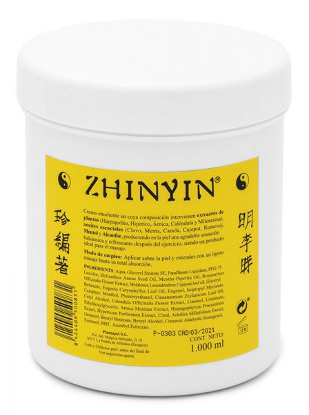 CRÈME DE MASSAGE ZHIN YIN 1000 gr - PLANTAPOL