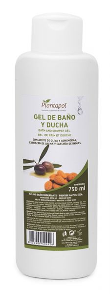 GEL DE BAIN À L'HUILE D'OLIVE ET D'AMANDE + AVOINE ET