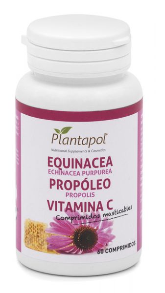 ECHINACEA, PRÓPOLIS E VITAMINA C 60 COM PARA MASTIGAÇÃO