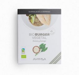 Buy AHIMSA Burger oats quinoa and vegetables ld bio 160 gr By 3,34€