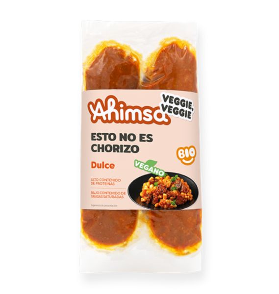 Biologische zoete vegan chorizo oud 230 gr