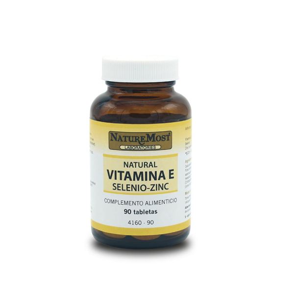 VITAMINE E + SÉLÉNIUM + ZINC 90 Com.