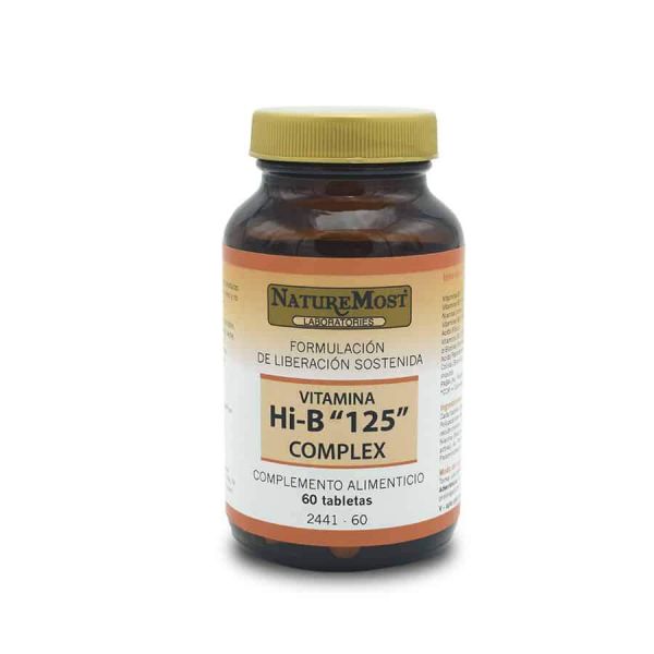 VITAMIN Hi-B 125 COMPLEX L. Sustained 60 Tab