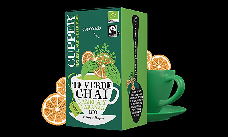 Chai Chá Verde BIO 20 Saquinhos - CUPPER