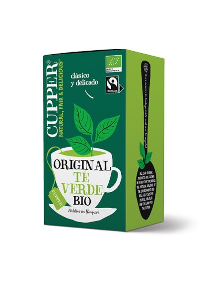 Klassischer grüner Tee BIO 20 Beutel - CUPPER