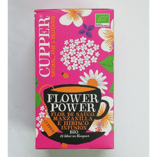 Infusão Flower Power BIO 20 bolsas - CUPPER Img 3