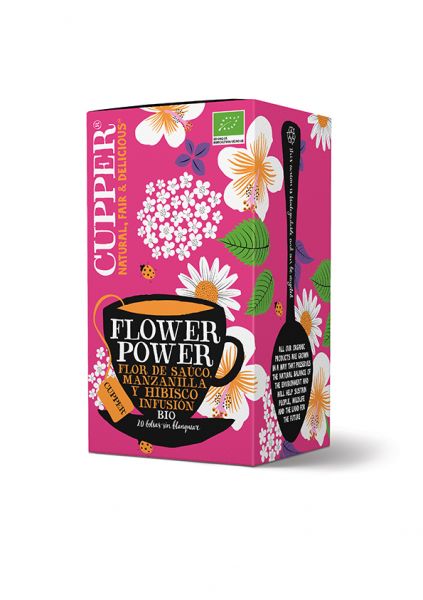 Infusão Flower Power BIO 20 bolsas - CUPPER