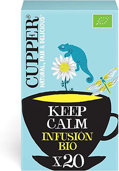 Infusão Keep Calm BIO 20 bolsas - CUPPER