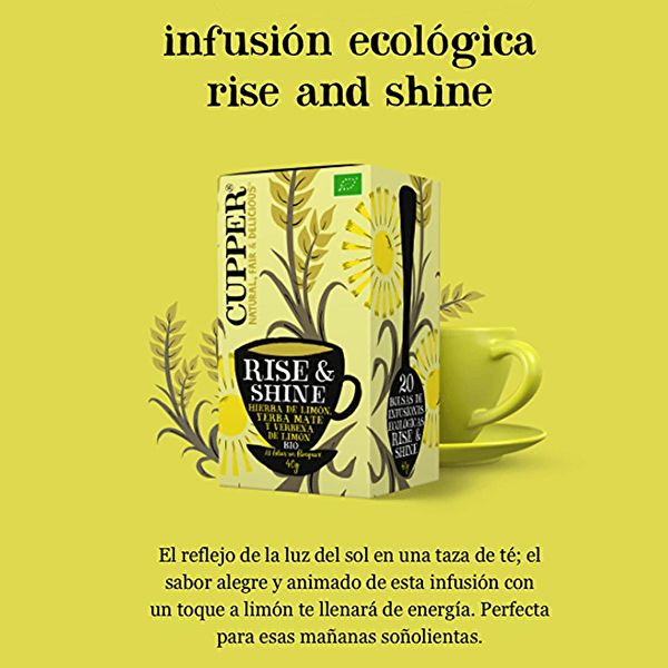 Infusion Rise and Shine BIO 20 Bags - CUPPER Img 4