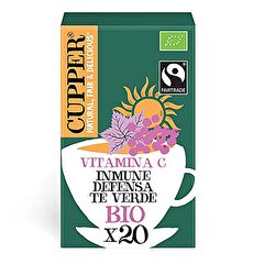 Buy CUPPER BIO Immune Green Tea 20 Bags By 3,49€