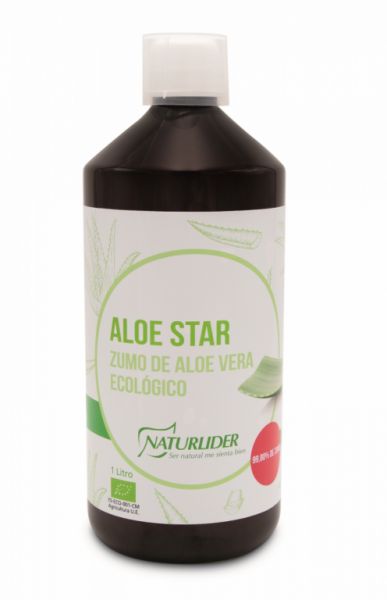 ALOE STAR ORGÂNICO ALOE SUCO 1 LITRO - NATURLIDER