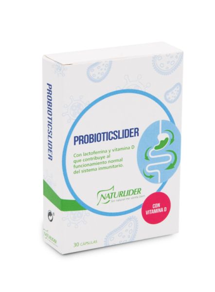 Probioticslider 30 cápsulas vegetais - NATURLIDER