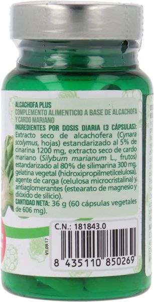 Alcachofra Mais 60 Cápsulas Vegetais - NATURLIDER Img 3