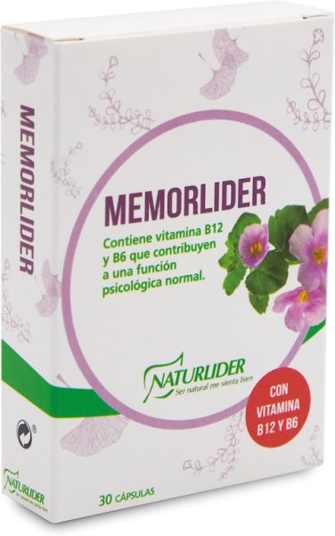 Memolider 30 Plantaardige Capsules - NATURLIDER