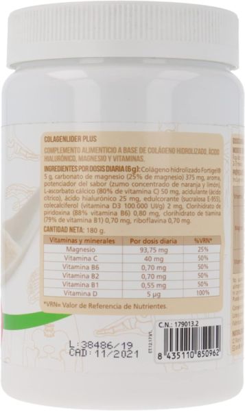 Col·lagenlider Plus 180 g - Col·lagen Hidrolitzat Img 3