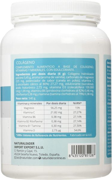 Colageum con Magnesio (VANIGLIA) 540 g Img 2