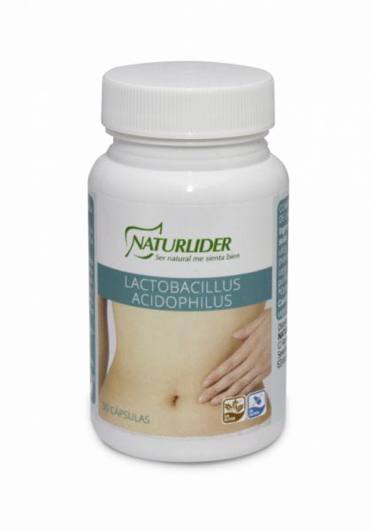 LACTOBACILLUS ACIDOPHILUS NATURLIDER 30 CÁPSULAS VEGETAIS