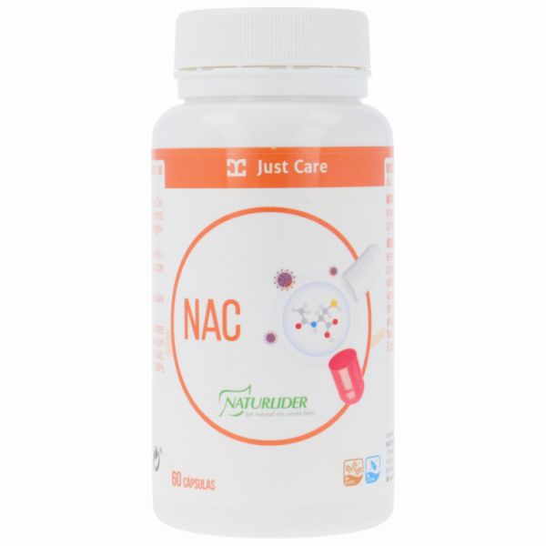 NAC 600 mg N-ACETIL CISTEÍNA 60 cápsulas vegetais