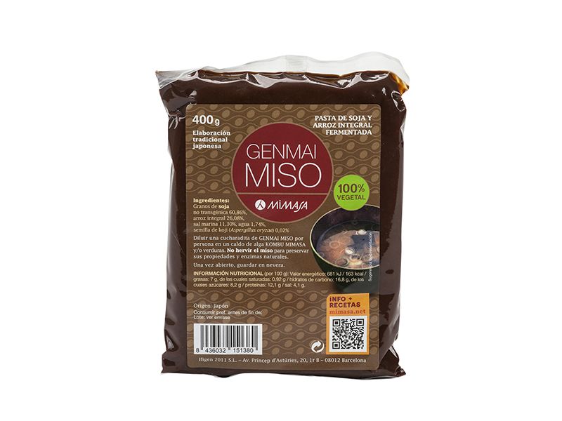 Genmai Miso 400 g - MIMASA