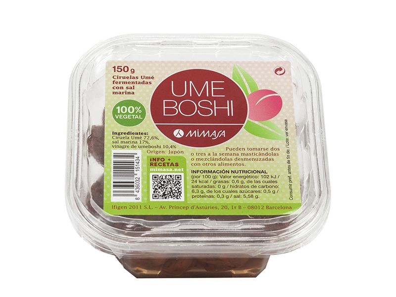 Natural Umeboshi 150 g - MIMASA