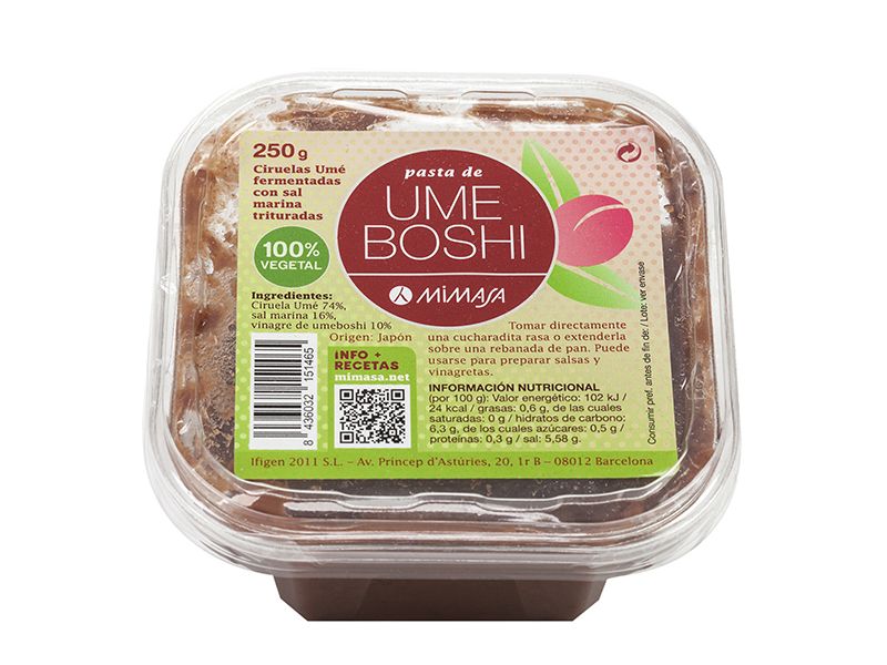 Pasta de Umeboshi 250 g - MIMASA