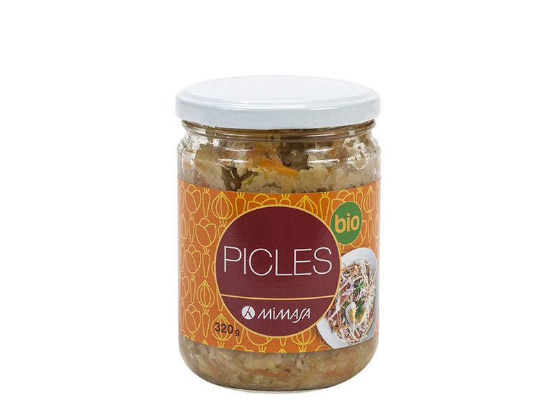 Picles Variados Orgânicos 320 g - MIMASA