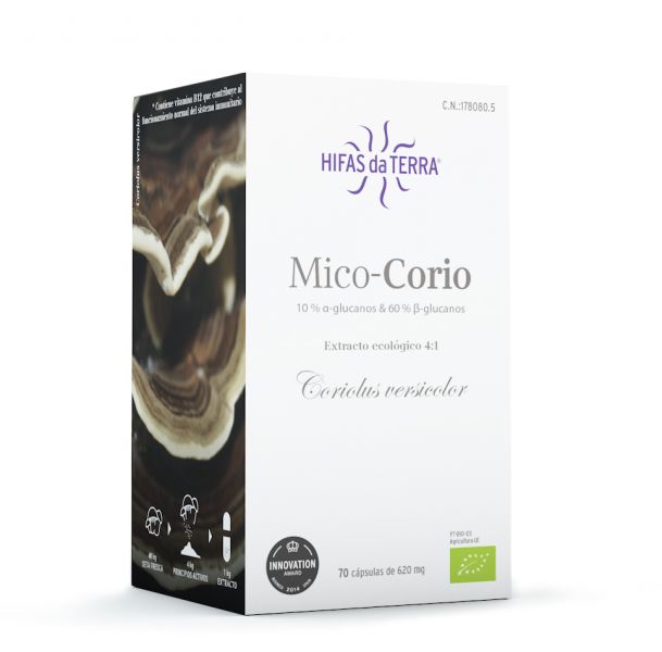 Mico - Corio 70 cápsulas - HIFAS DA TERRA