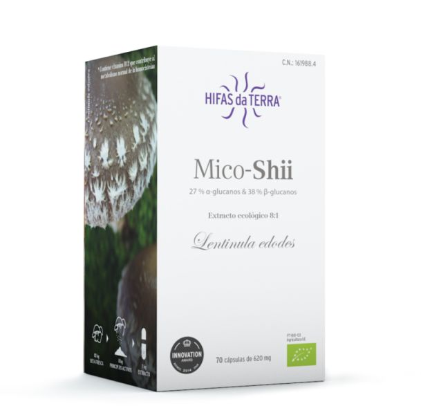 Mico - Shii Shiitake 70 cápsulas - HIFAS DA TERRA