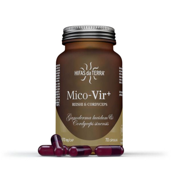 Mico Vir+ 70 Cápsulas Vegetais - HIFAS DA TERRA Img 2