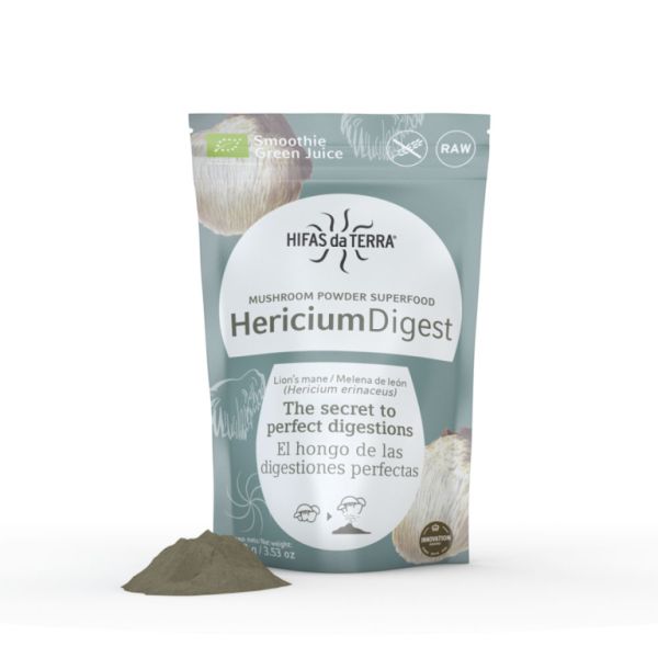 Hericium Digest Superalimento orgânico em pó 100 g Img 2